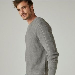 Cloud Waffle Sweater Crew in two colors